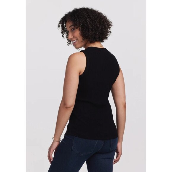 BNWT Green Woolx Raegan Ribbed tank Top - Size Medium - Picture 4 of 5